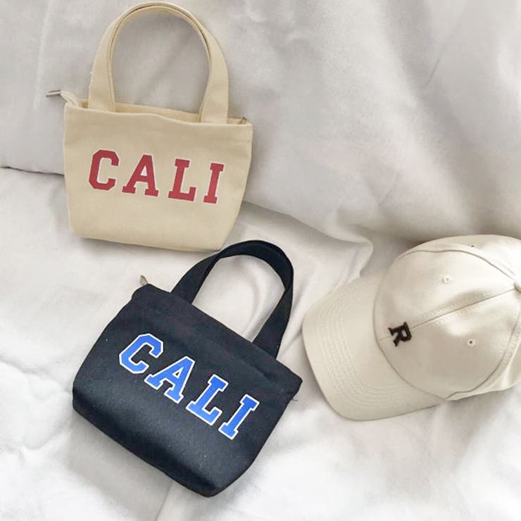 ロゴ ファスナー付き キャンバスミニバッグ | ad thie | 詳細画像8 