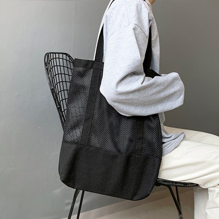メッシュキャンバスA4サイズマルチトートBAG | ad thie | 詳細画像5 