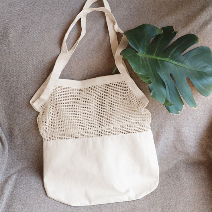 コットンメッシュトートバッグ | ad thie | 詳細画像4 