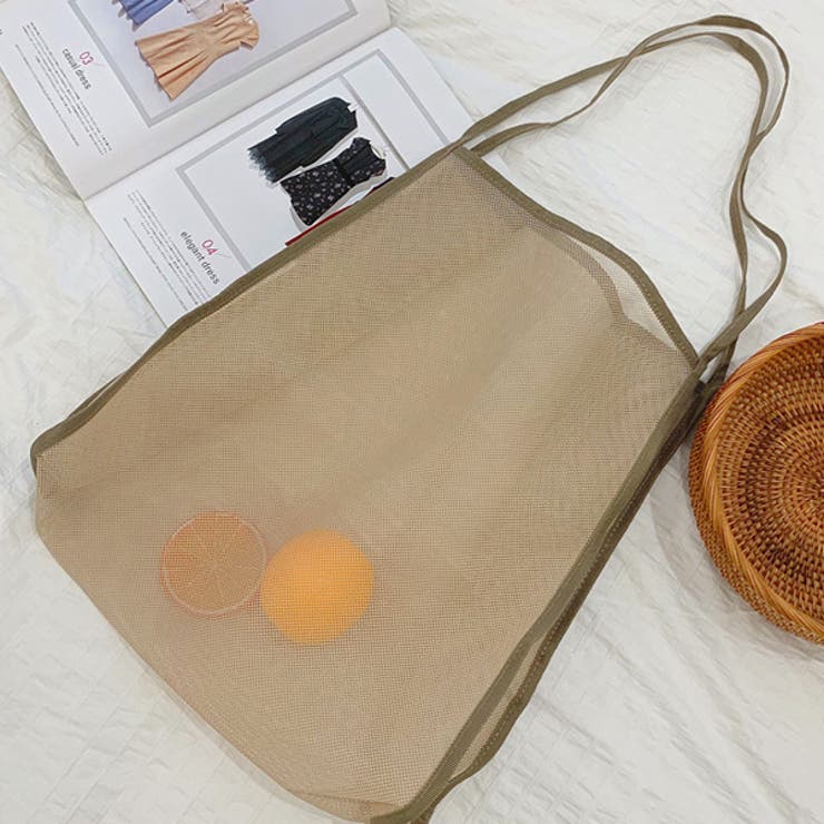 幅広マチ メッシュマルチバッグ   | ad thie | 詳細画像8 