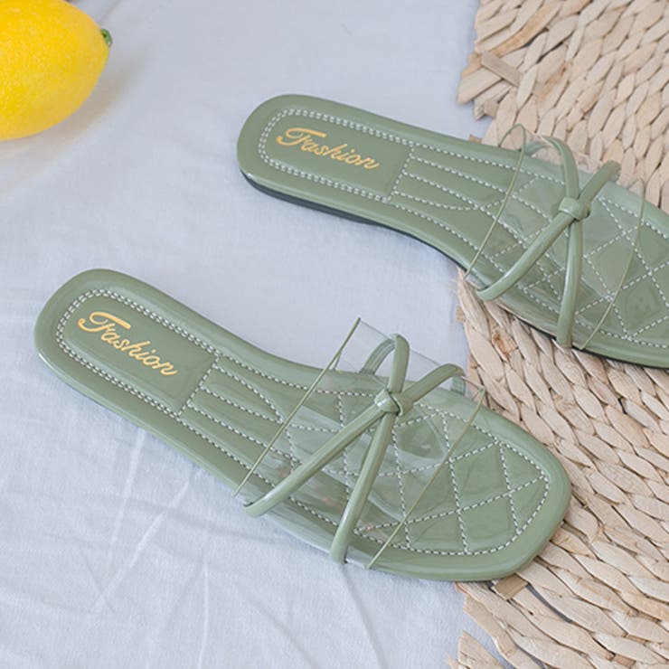 クロスインステップバンド クロスリボンサンダル | ad thie | 詳細画像14 