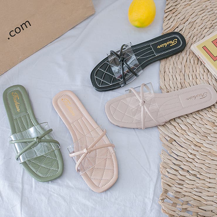 クロスインステップバンド クロスリボンサンダル | ad thie | 詳細画像18 