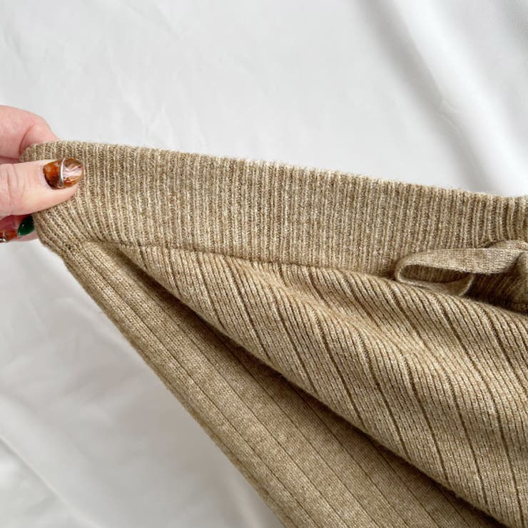 あったかリブニット ストレートイージーパンツ | ad thie | 詳細画像13 