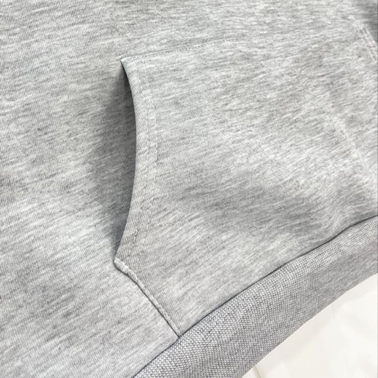 カレッジロゴ裏起毛パーカー | ad thie | 詳細画像9 