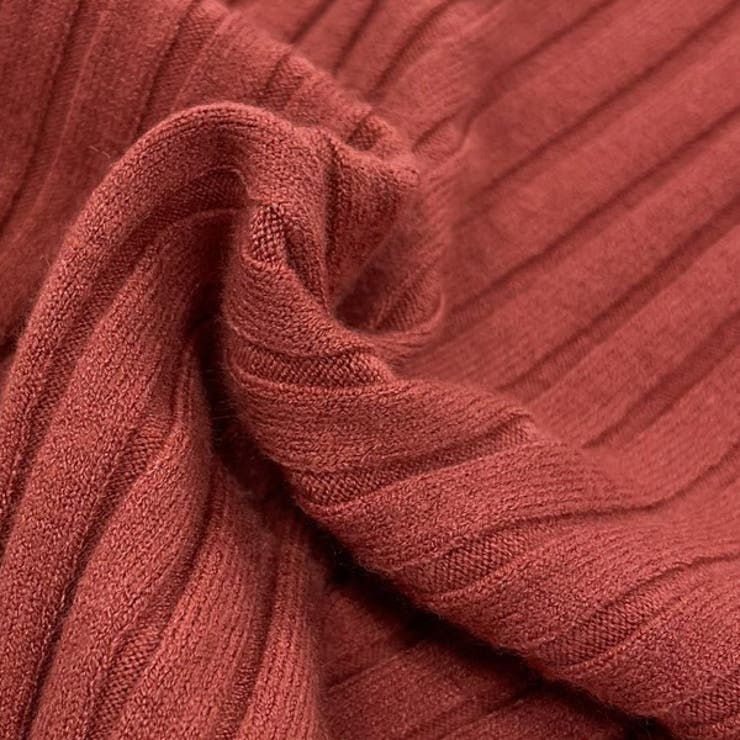 メローネック 袖フレアリブニット | ad thie | 詳細画像16 