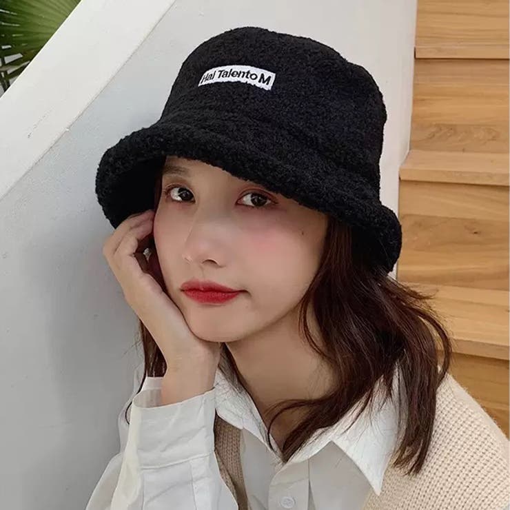 レタリングロゴ ボアバケットハット | ad thie | 詳細画像19 