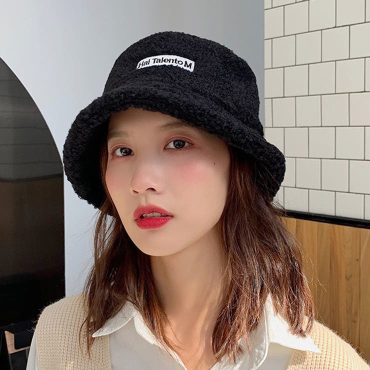 レタリングロゴ ボアバケットハット | ad thie | 詳細画像20 