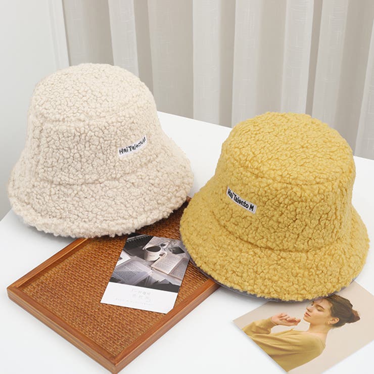 レタリングロゴ ボアバケットハット | ad thie | 詳細画像27 