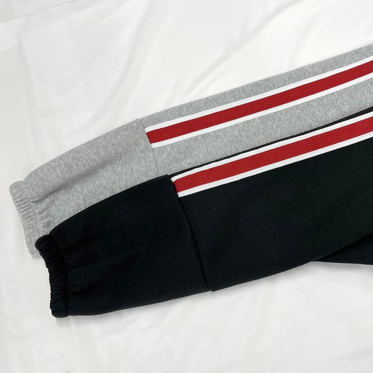 裏起毛 配色袖ライン スタンドネック ブルゾン | ad thie | 詳細画像10 