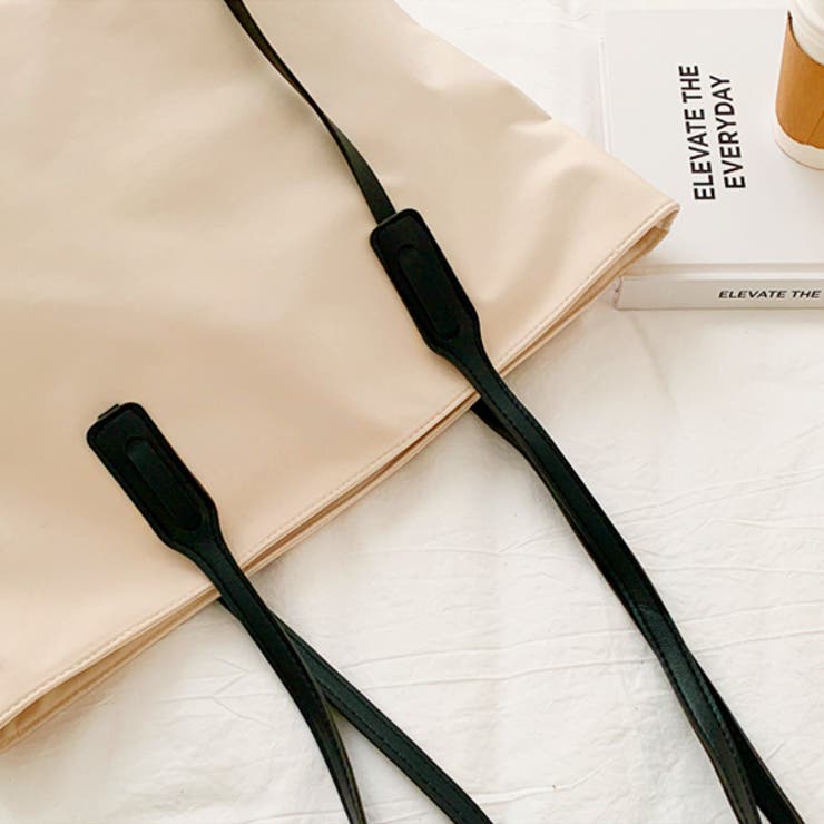 エコレザーハンドル 大容量トートバッグ | ad thie | 詳細画像10 