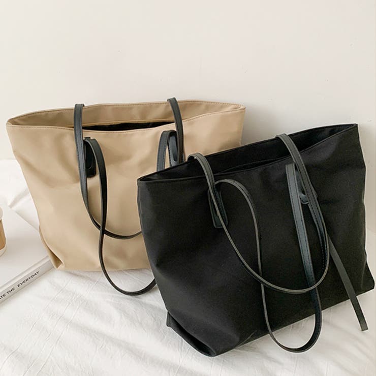 エコレザーハンドル 大容量トートバッグ | ad thie | 詳細画像8 