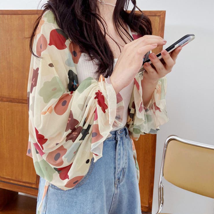 アソートパターン シアーボリュームボレロ | ad thie | 詳細画像2 