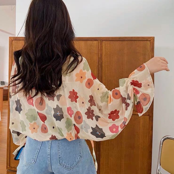 アソートパターン シアーボリュームボレロ | ad thie | 詳細画像4 