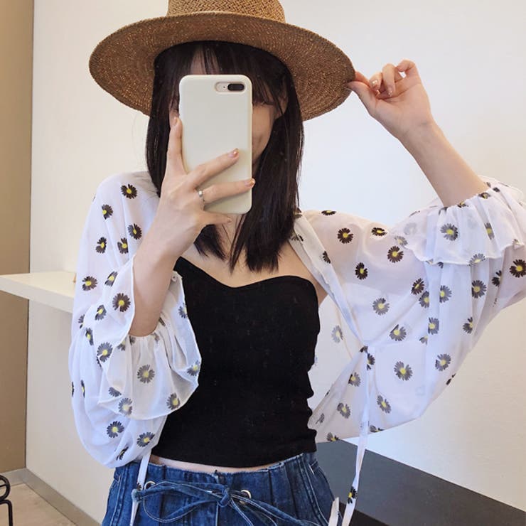 アソートパターン シアーボリュームボレロ | ad thie | 詳細画像7 