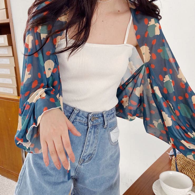 アソートパターン シアーボリュームボレロ | ad thie | 詳細画像9 