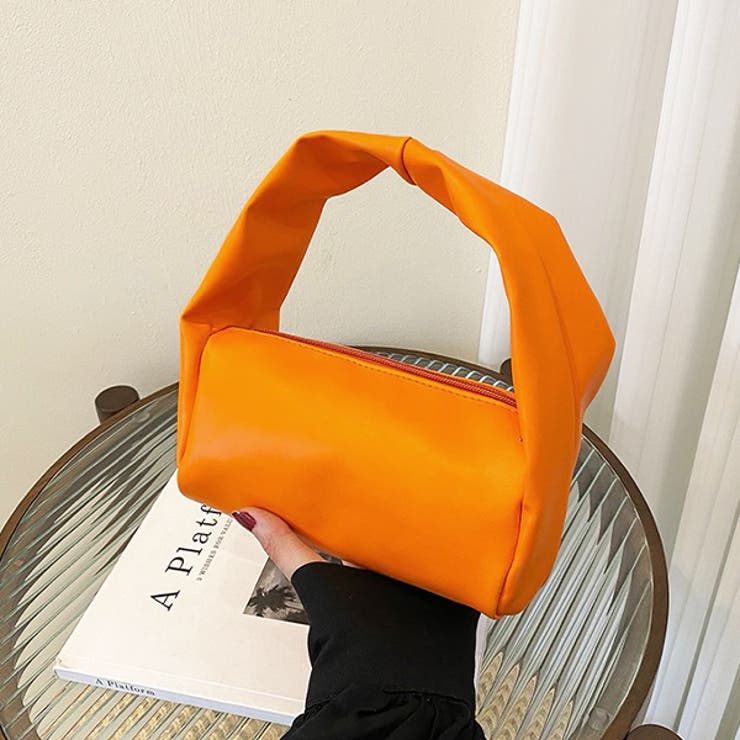 エコレザー・カラー ハンドバッグ | ad thie | 詳細画像24 