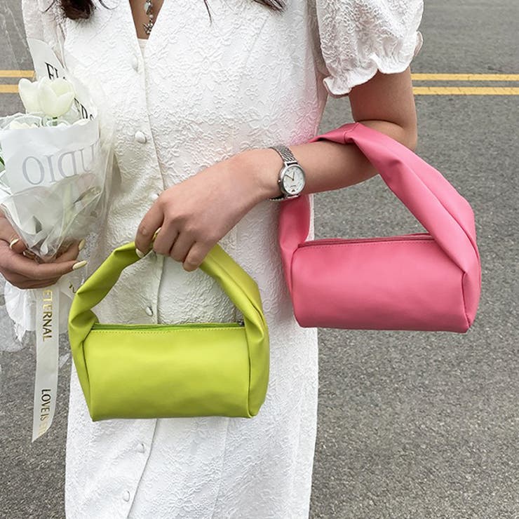 エコレザー・カラー ハンドバッグ | ad thie | 詳細画像29 