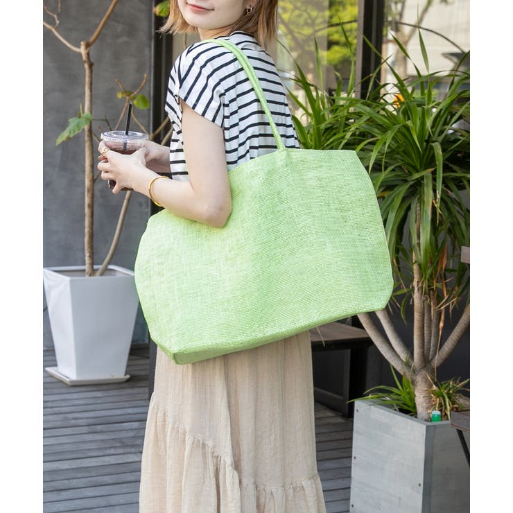 大容量・カラバリ豊富 ジュート風トートバッグ | ad thie | 詳細画像14 