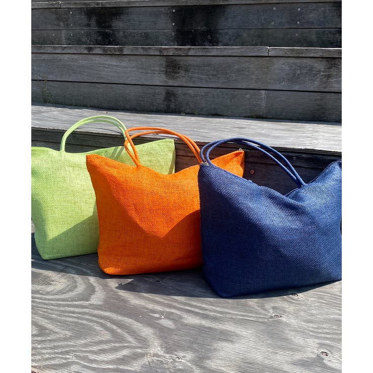 大容量・カラバリ豊富 ジュート風トートバッグ | ad thie | 詳細画像8 