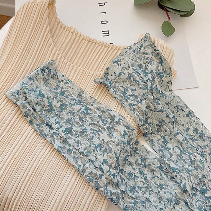 シアー・花柄  レースアームカバー | ad thie | 詳細画像12 