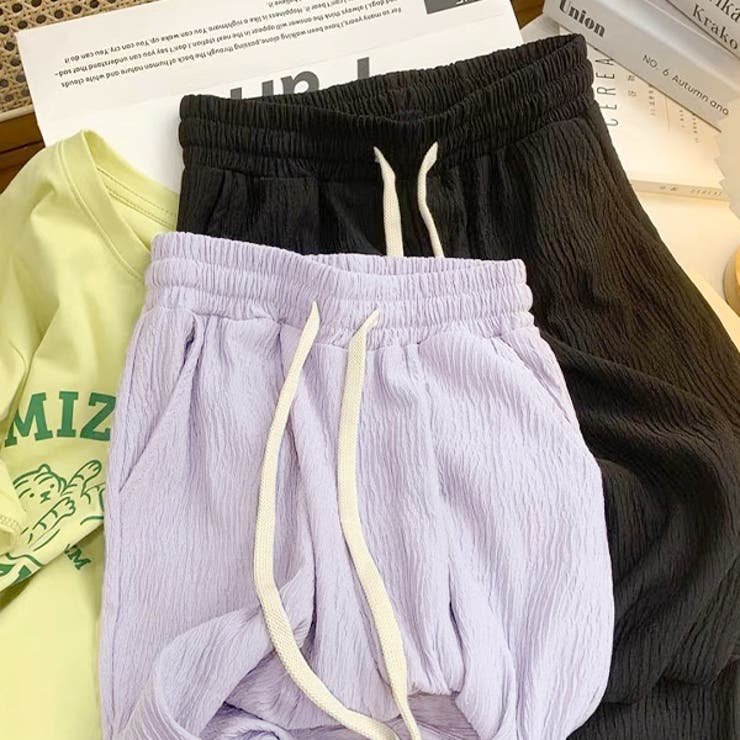 ふくれジャガード イージーパンツ | ad thie | 詳細画像12 