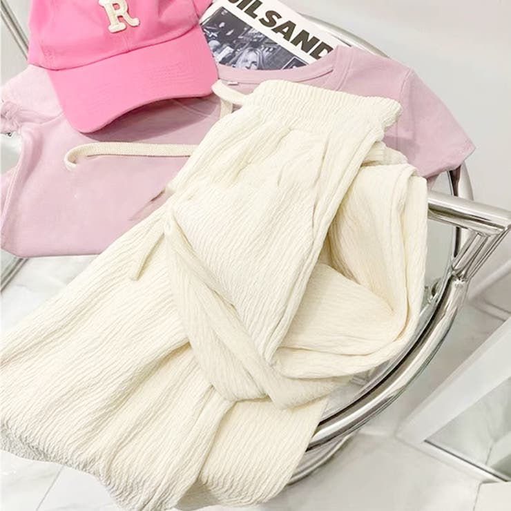 ふくれジャガード イージーパンツ | ad thie | 詳細画像8 