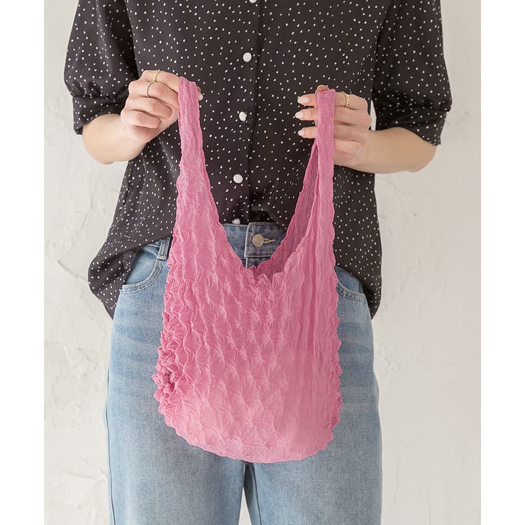 絞り・大容量 ドロールエコバッグ | ad thie | 詳細画像2 