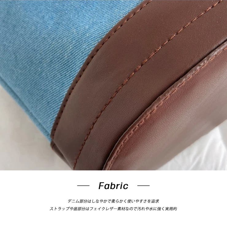 大容量・デニム バケツトートバッグ | ad thie | 詳細画像9 