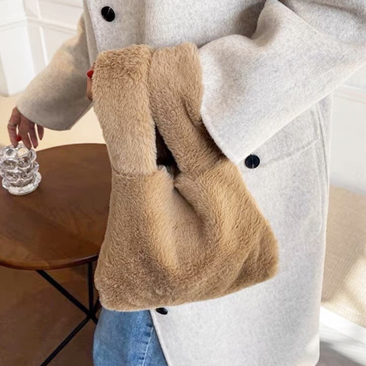 エコファー ふわふわミニバッグ | ad thie | 詳細画像2 