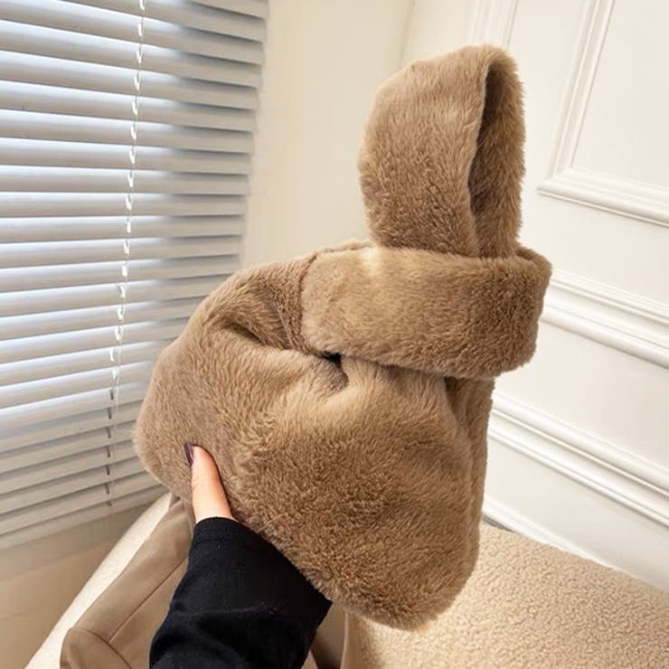 エコファー ふわふわミニバッグ | ad thie | 詳細画像8 