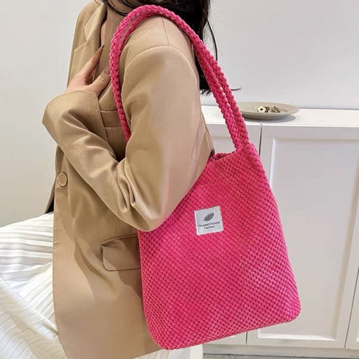 凸凹コーデュロイ・ロゴ 大容量トートバッグ | ad thie | 詳細画像12 