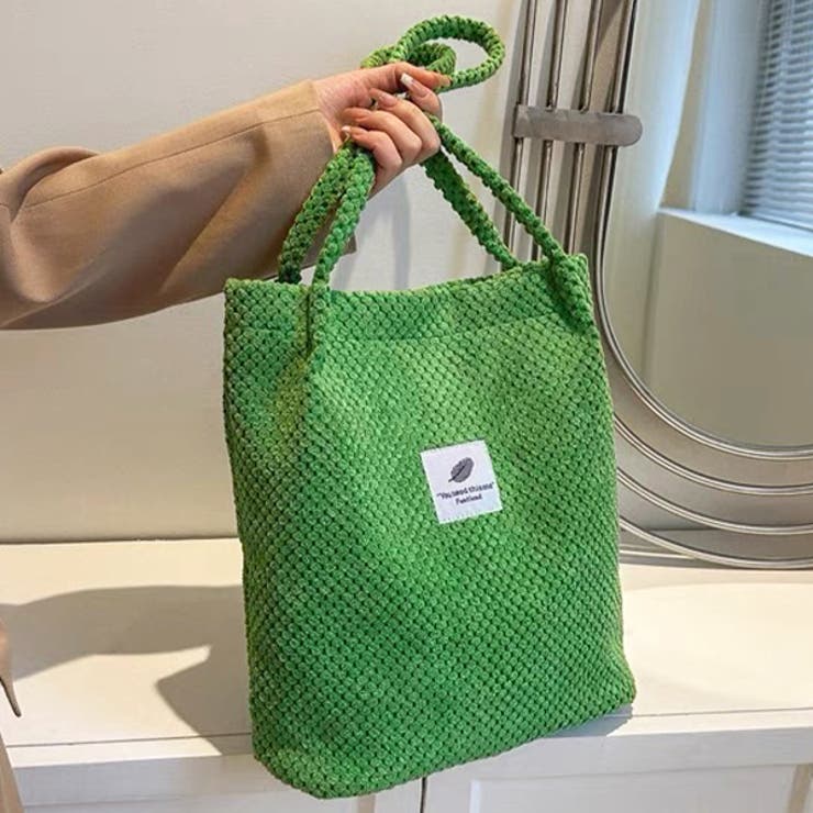 凸凹コーデュロイ・ロゴ 大容量トートバッグ | ad thie | 詳細画像19 