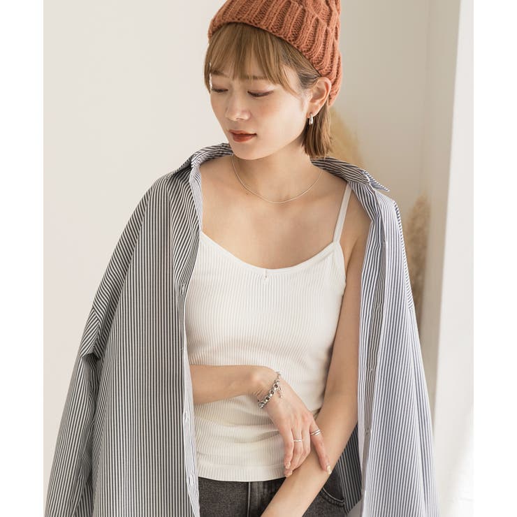 ふわふわ裏起毛 インナーキャミソール | ad thie | 詳細画像10 