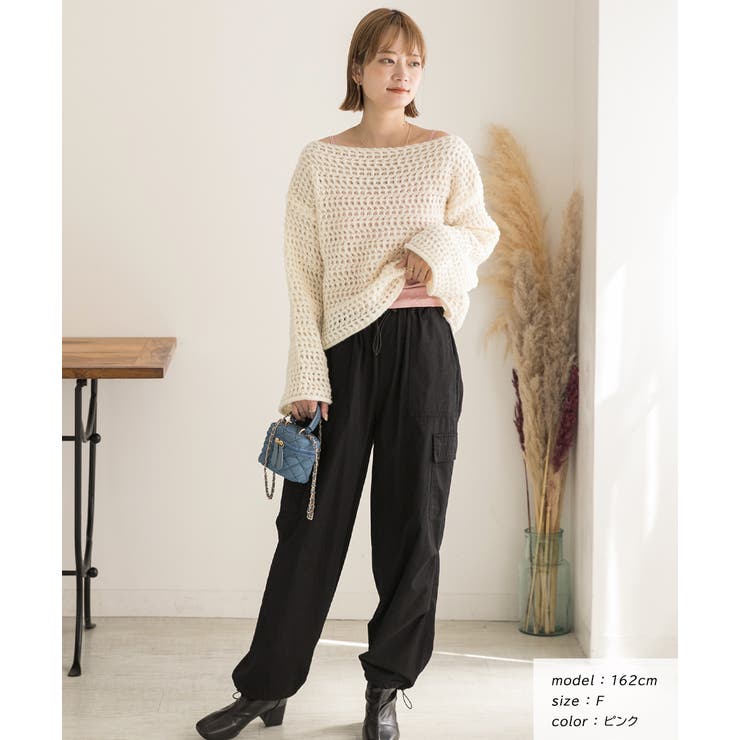 ふわふわ裏起毛 インナーキャミソール | ad thie | 詳細画像11 