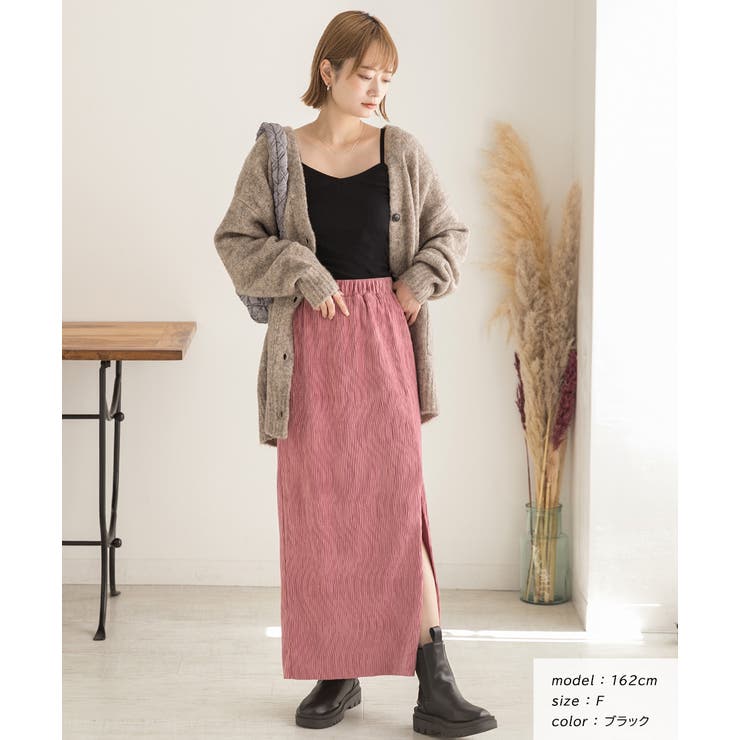 ふわふわ裏起毛 インナーキャミソール | ad thie | 詳細画像2 