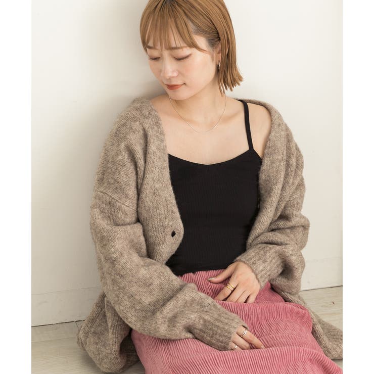 ふわふわ裏起毛 インナーキャミソール | ad thie | 詳細画像4 