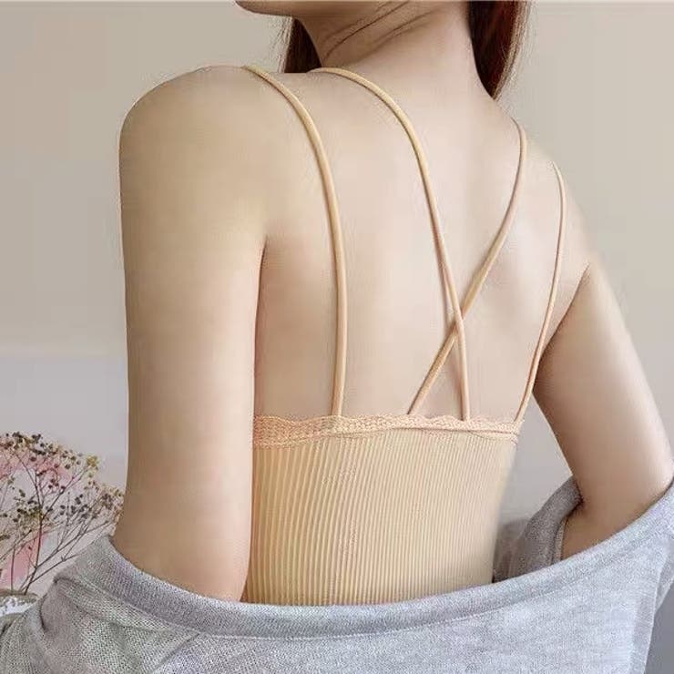 カップ付き・あったか 裏起毛キャミソール | ad thie | 詳細画像12 