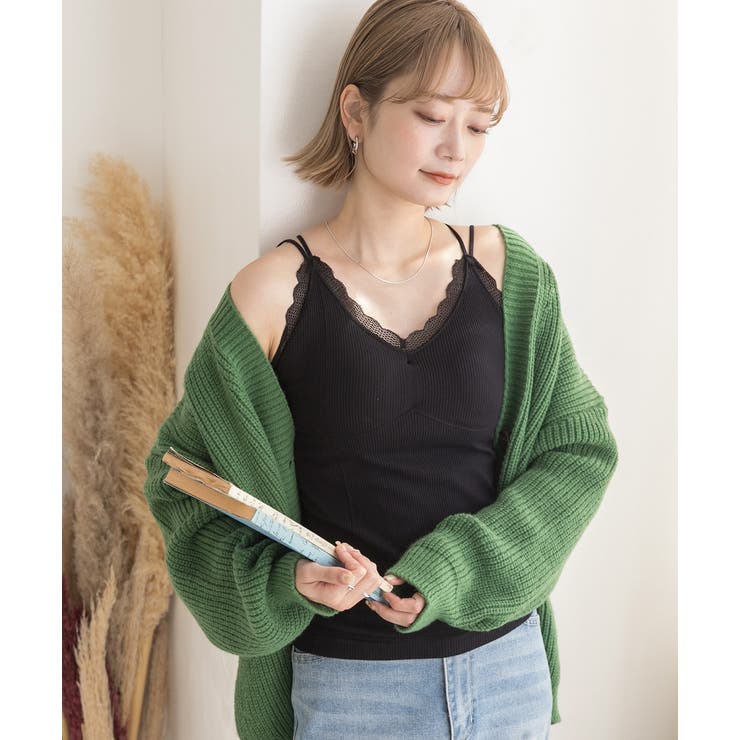 カップ付き・あったか 裏起毛キャミソール | ad thie | 詳細画像3 