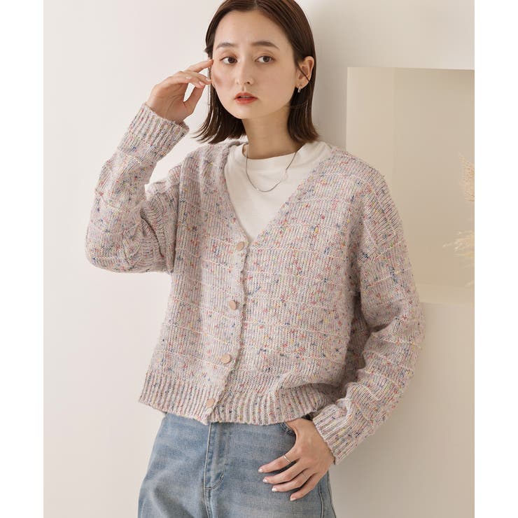【日本未上陸】ACESTUDIOS ニットカーディガン【used・美品】韓国 最近あったかい日は薄手のニットにカーディガンだけで出かけてる
