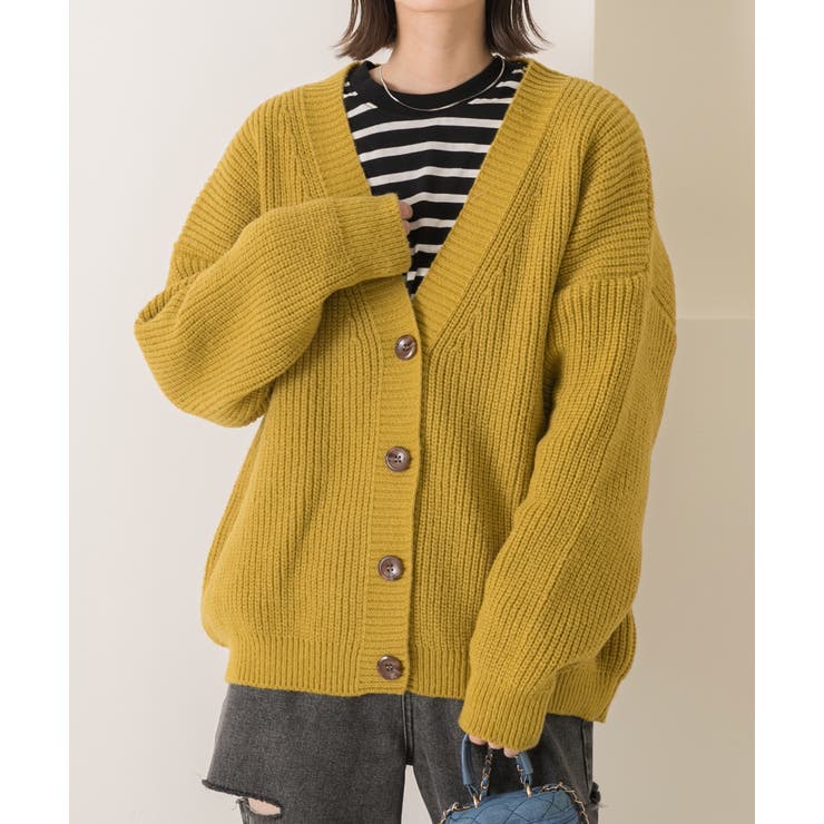 ゆったり・カラフル ニットカーディガン | ad thie | 詳細画像17 