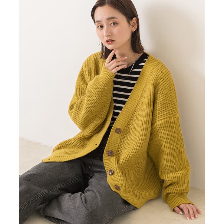 ゆったり・カラフル ニットカーディガン | ad thie | 詳細画像18 