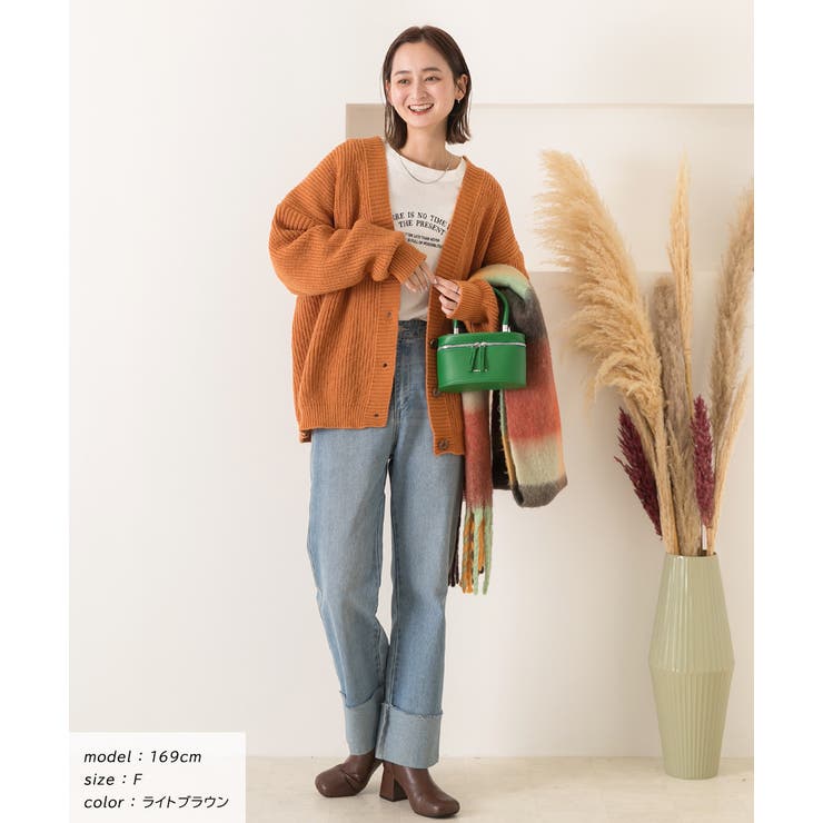 ゆったり・カラフル ニットカーディガン | ad thie | 詳細画像2 