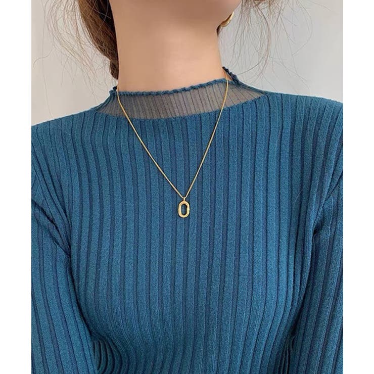 フレアスリーブ リブニットトップス | ad thie | 詳細画像19 