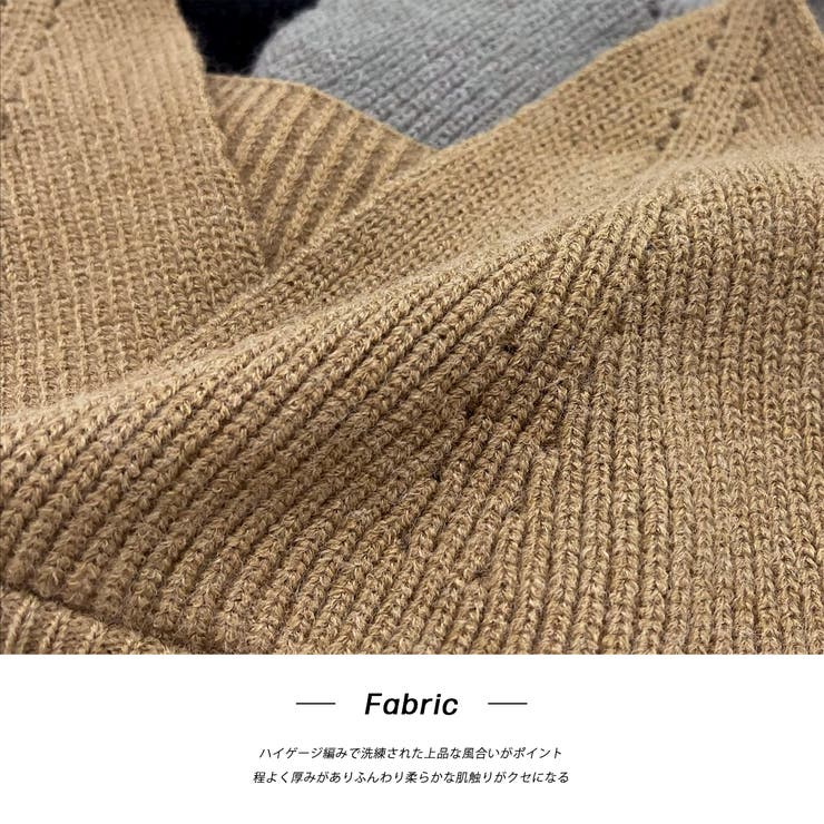 カシュクールデザイン ニットキャミソール | ad thie | 詳細画像13 