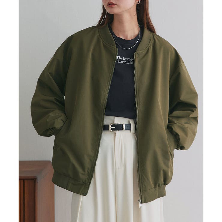 ライトウェイト オーバーシルエットブルゾン | ad thie | 詳細画像11 