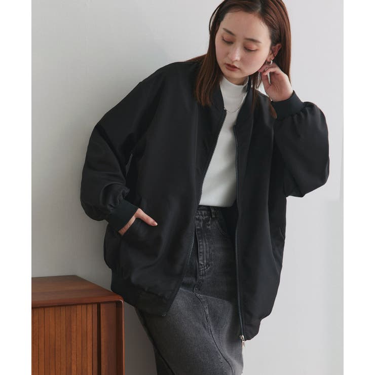 ライトウェイト オーバーシルエットブルゾン | ad thie | 詳細画像15 