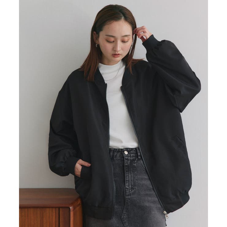 ライトウェイト オーバーシルエットブルゾン | ad thie | 詳細画像16 