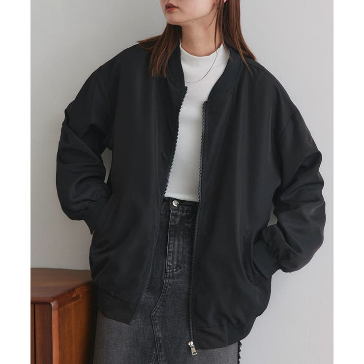 ライトウェイト オーバーシルエットブルゾン | ad thie | 詳細画像17 