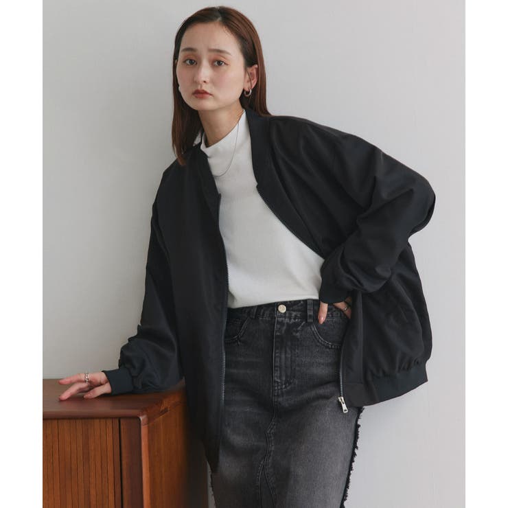 ライトウェイト オーバーシルエットブルゾン | ad thie | 詳細画像18 