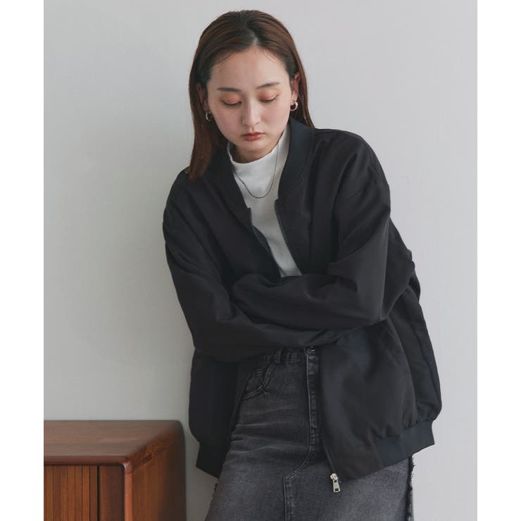 ライトウェイト オーバーシルエットブルゾン | ad thie | 詳細画像19 